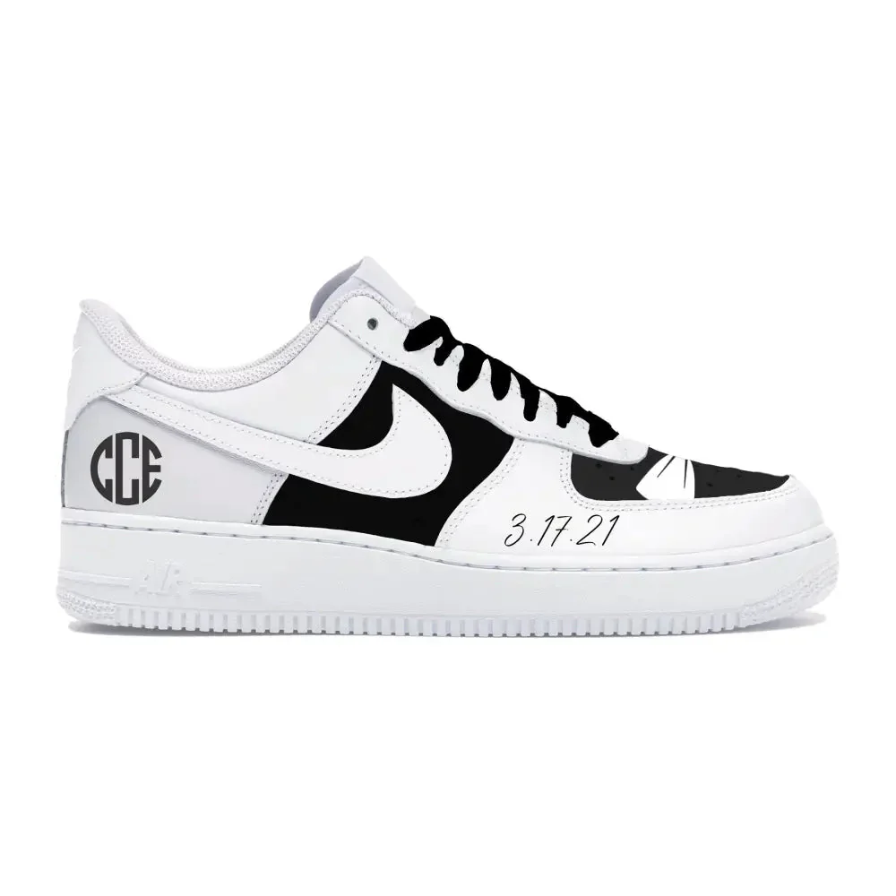 "White Tux" Nike Air Force 1 Low Shoes