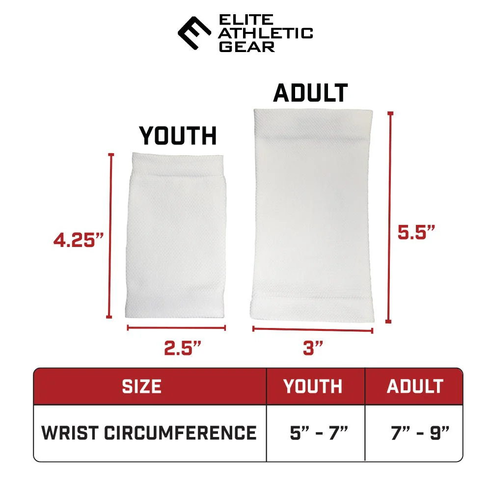 White Wrist Support Sleeves - Image 5
