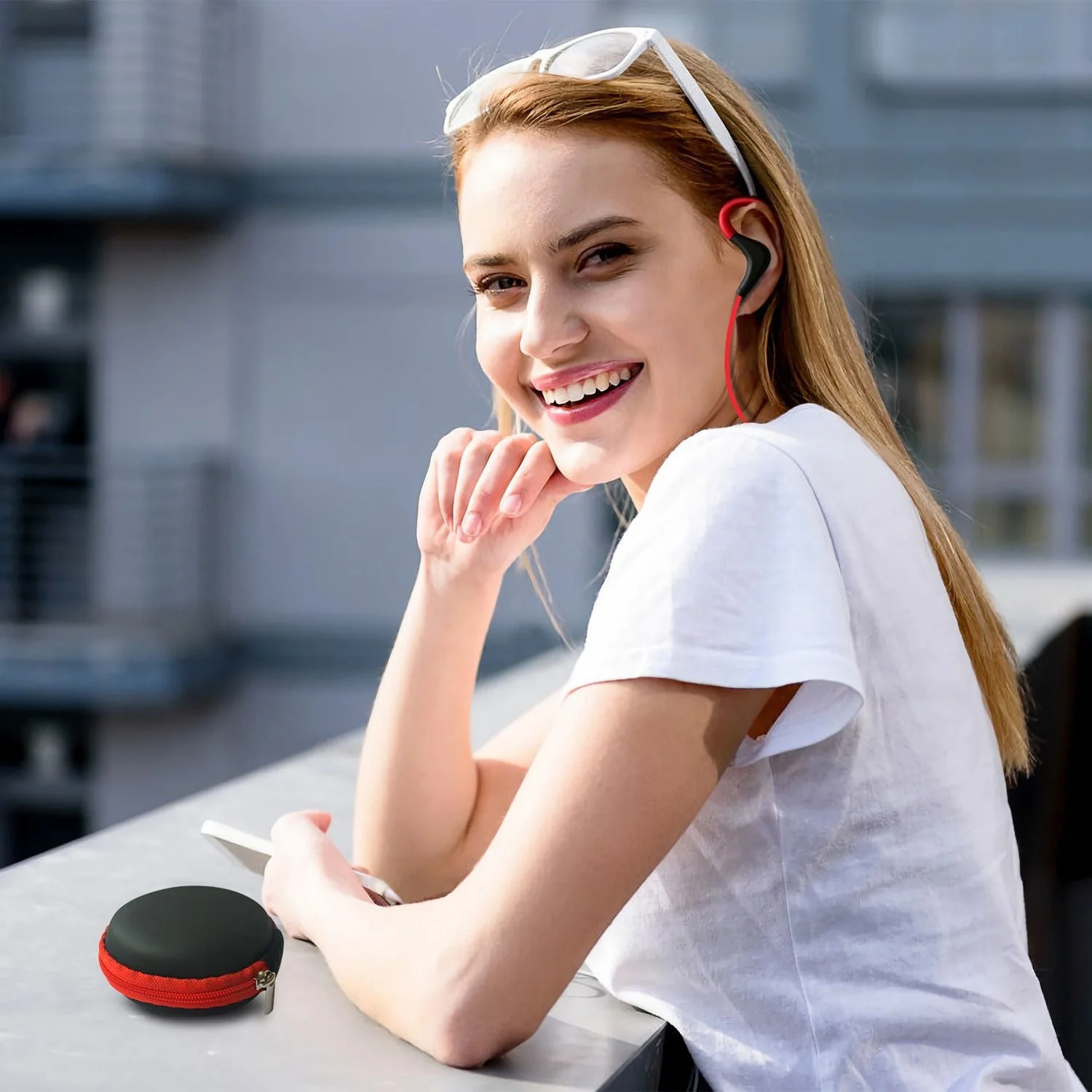 Wireless Headsets V4.1 Sport In-Ear Stereo Headphones Sweat-proof Noise Canceling Earphones Back-earbuds for any activity - Image 2