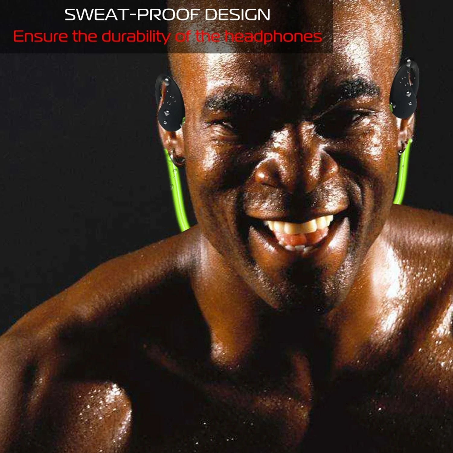 Wireless Sports Headsets Wireless V4.1 Neckband Earphones HD Stereo Sweat-proof Headphones Earbuds - Image 17
