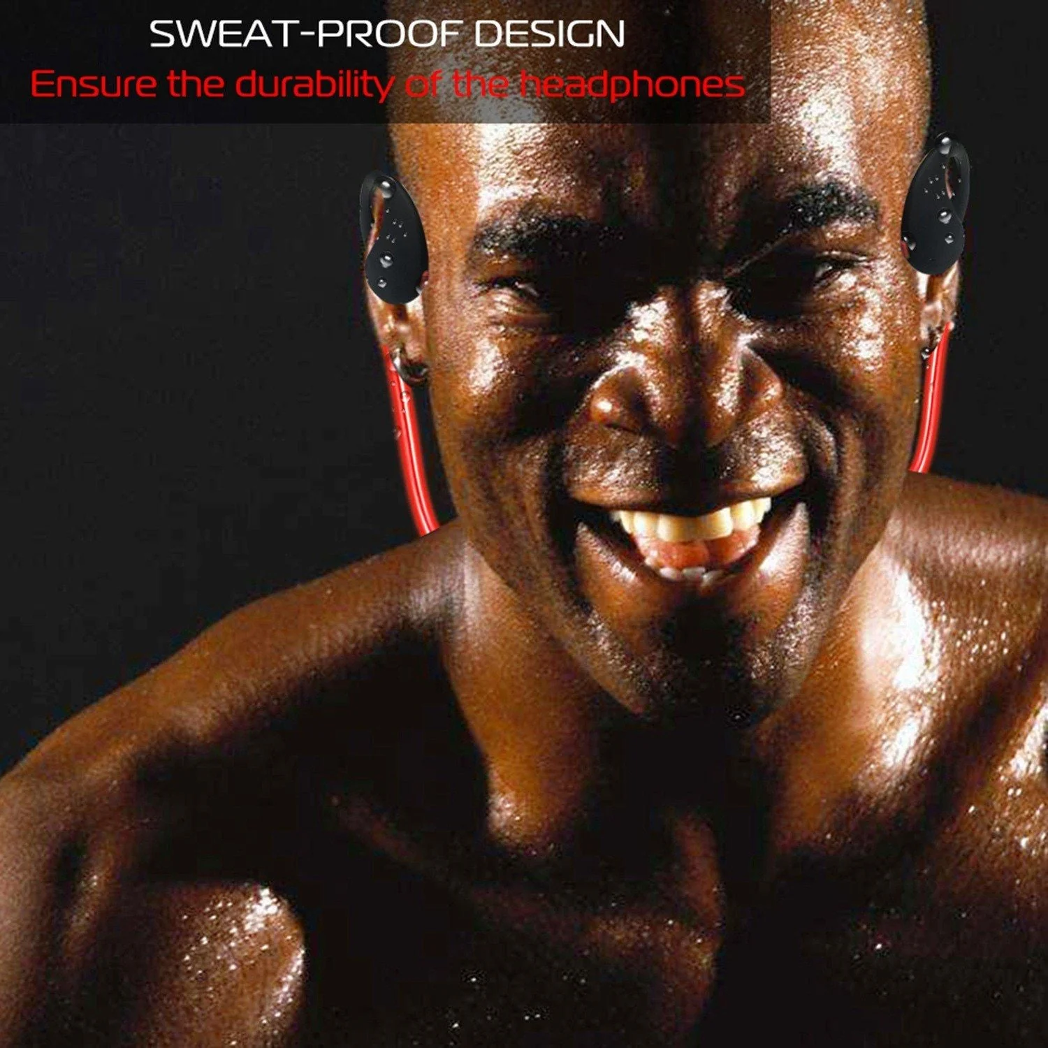 Wireless Sports Headsets Wireless V4.1 Neckband Earphones HD Stereo Sweat-proof Headphones Earbuds - Image 17