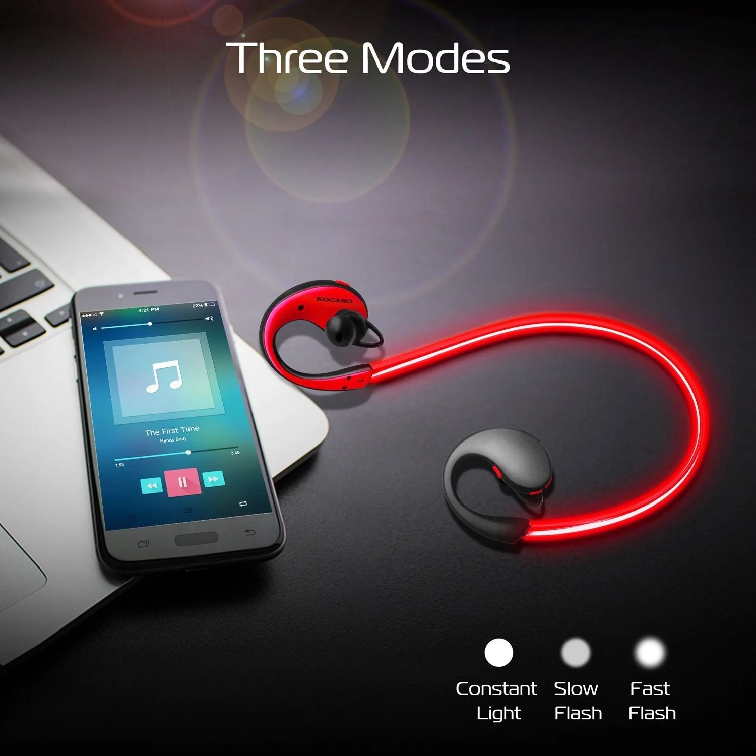 Wireless Sports Headsets Wireless V4.1 Neckband Earphones HD Stereo Sweat-proof Headphones Earbuds - Image 21