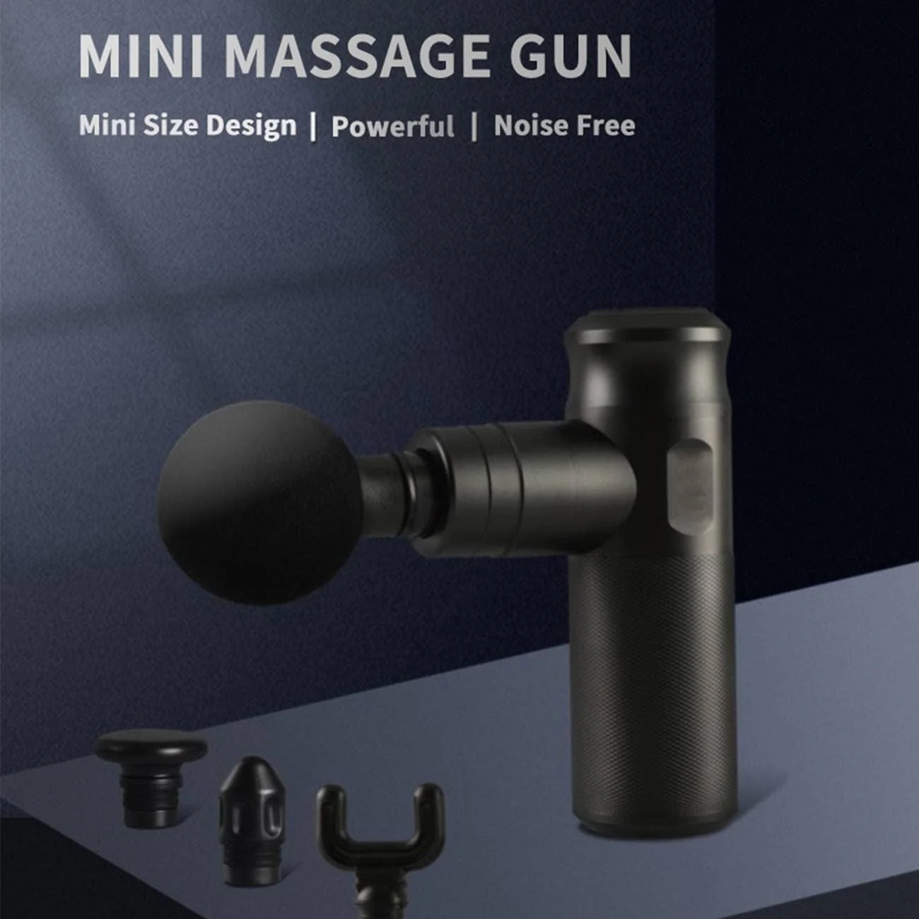 Percussive Gun Deep Tissue with 4 Adjustable Speeds & 4 Heads - Image 2