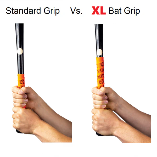 XL Pulse Neon Orange Bat Grip Tape - Image 2