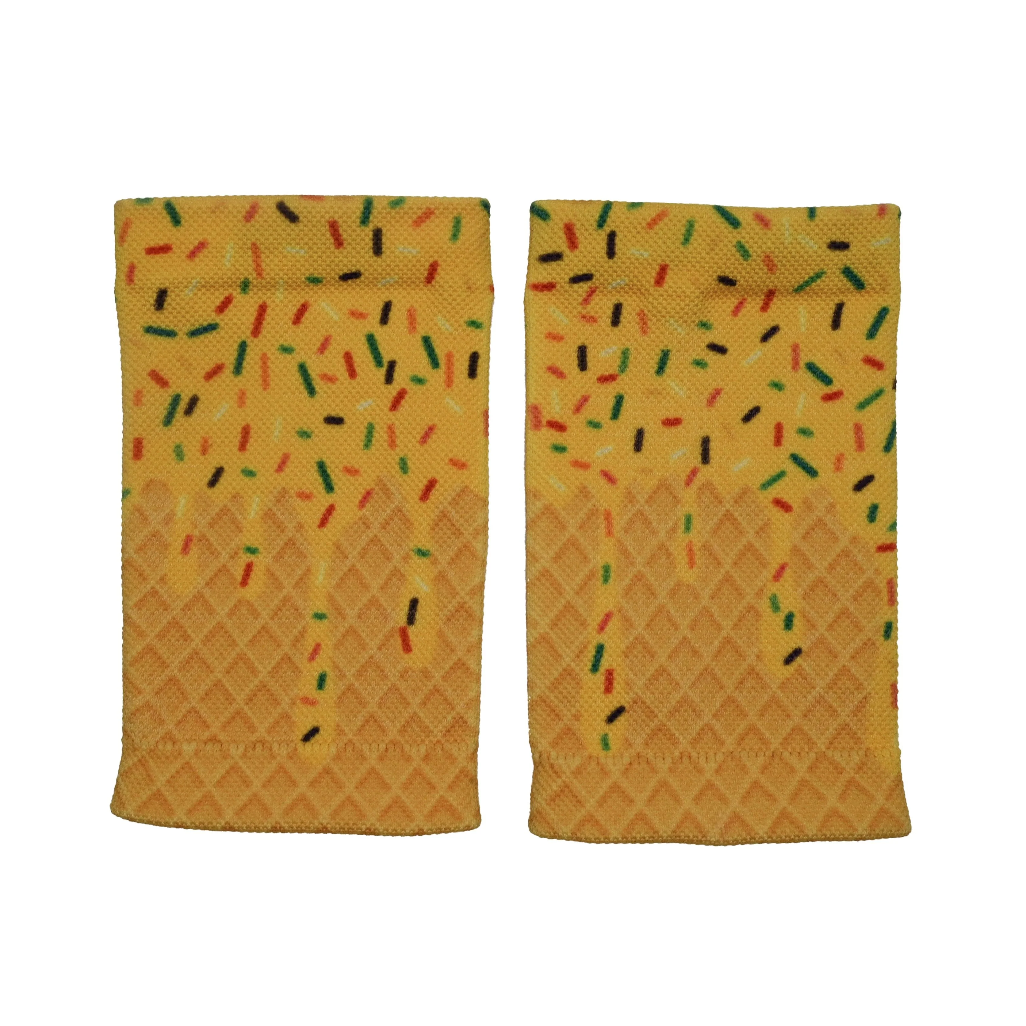 Yellow Ice Cream Wrist Support Sleeves - Image 2
