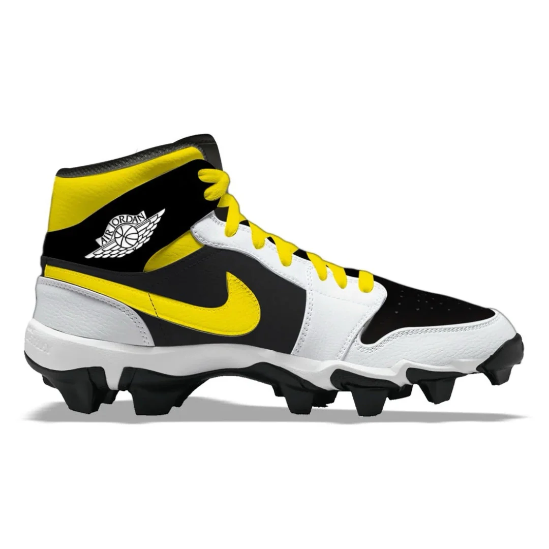 "Yellow Panda" Jordan 1 Kids' Multisport Cleats
